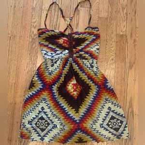 Billabong Aztec tribal print dress